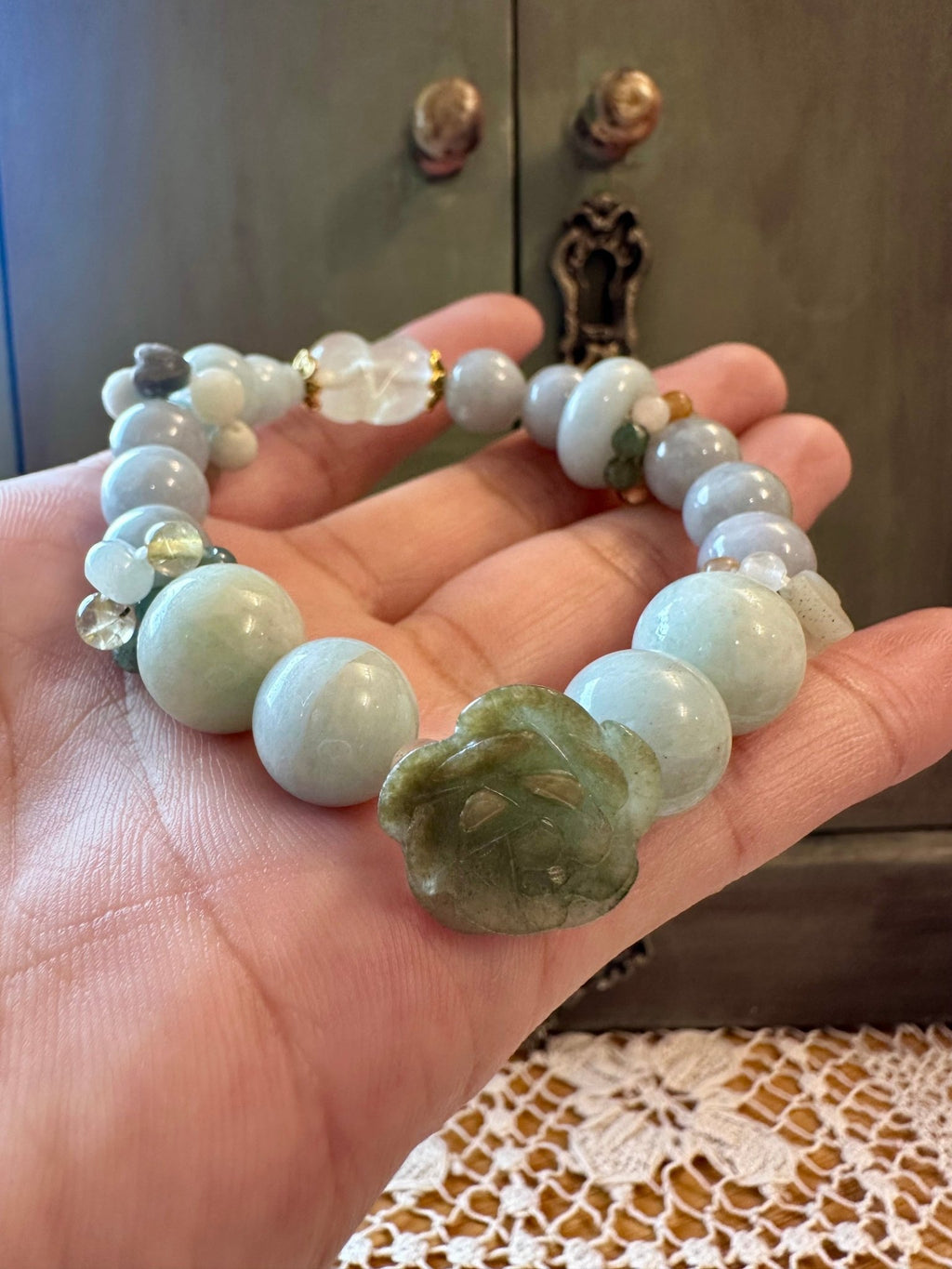 Blooming Fortune Jade Bracelet