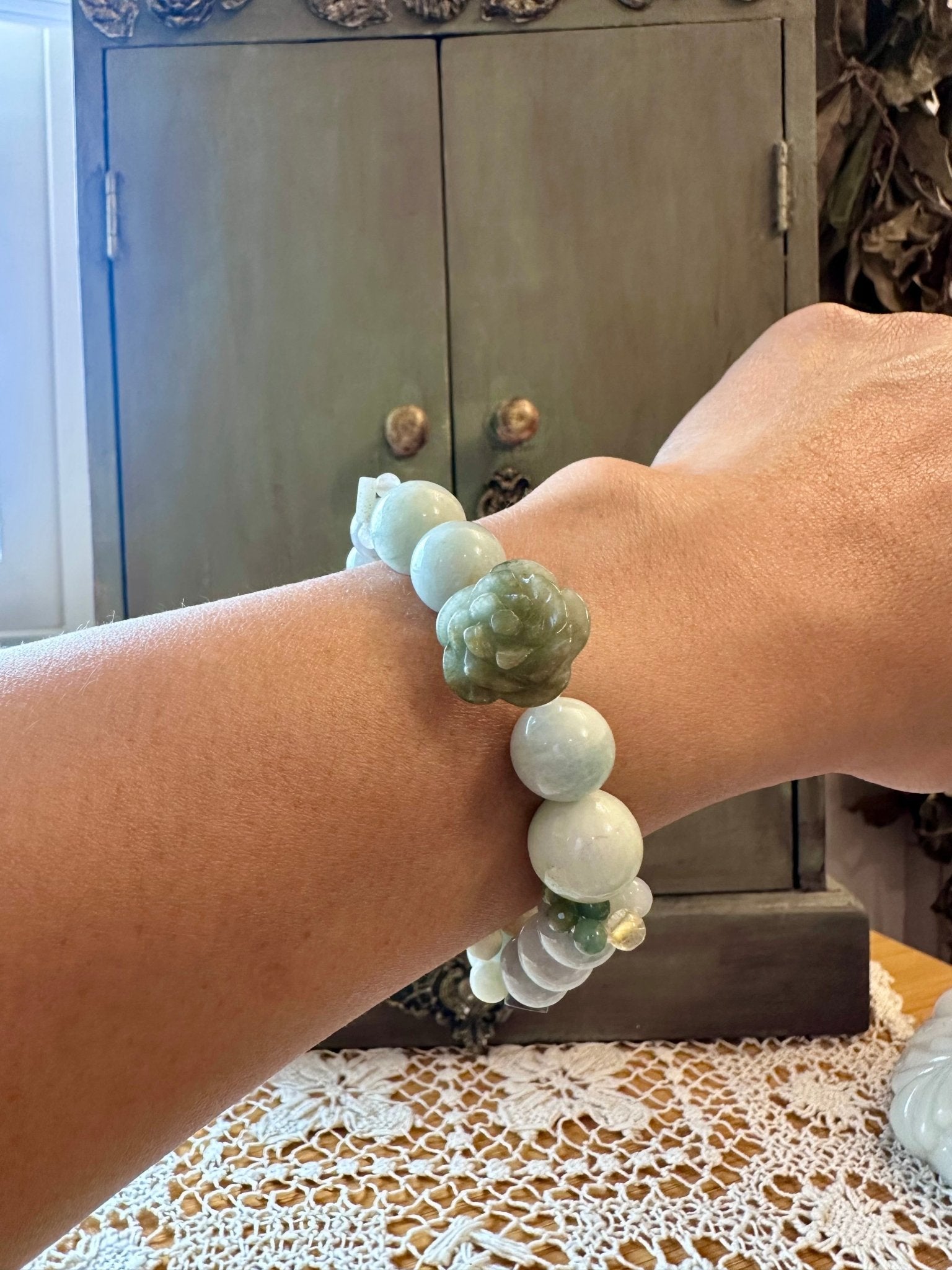 Blooming Fortune Jade Bracelet