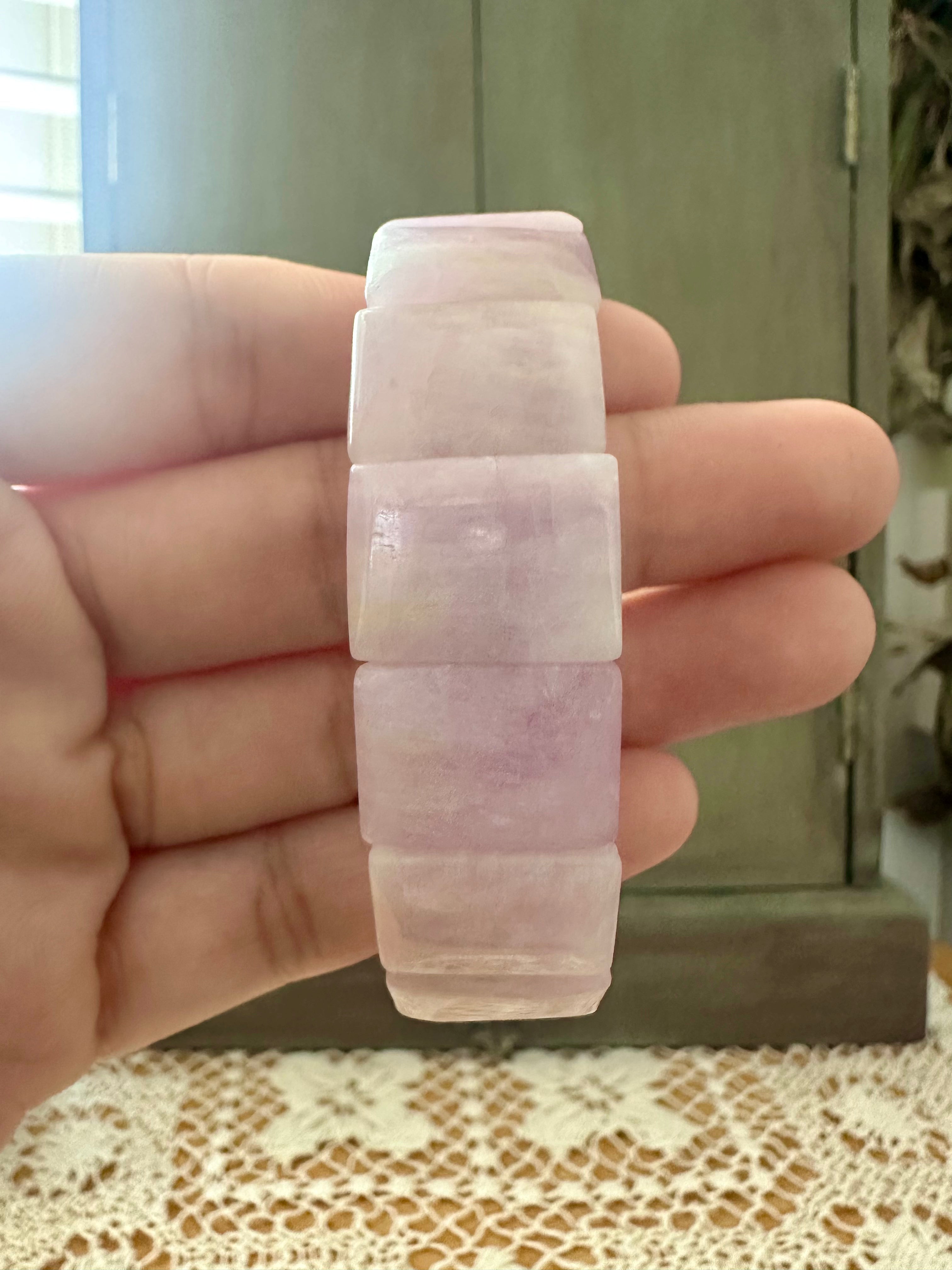 Lavender Petal Serenity Soft Bangle
