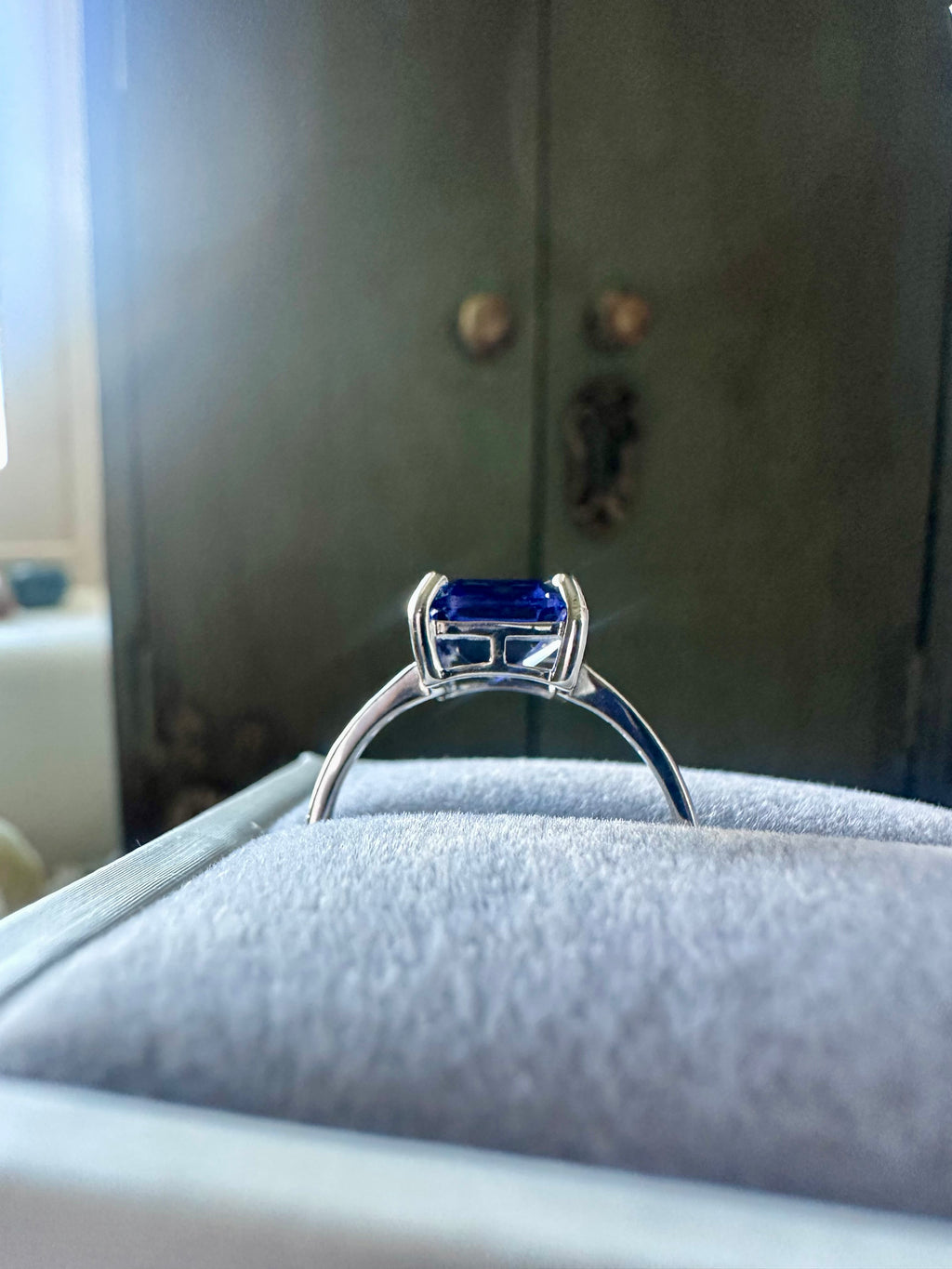 Midnight Royale Blue Sapphire Ring Size 8