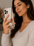 Lucky Bloom Jade Phone Charm