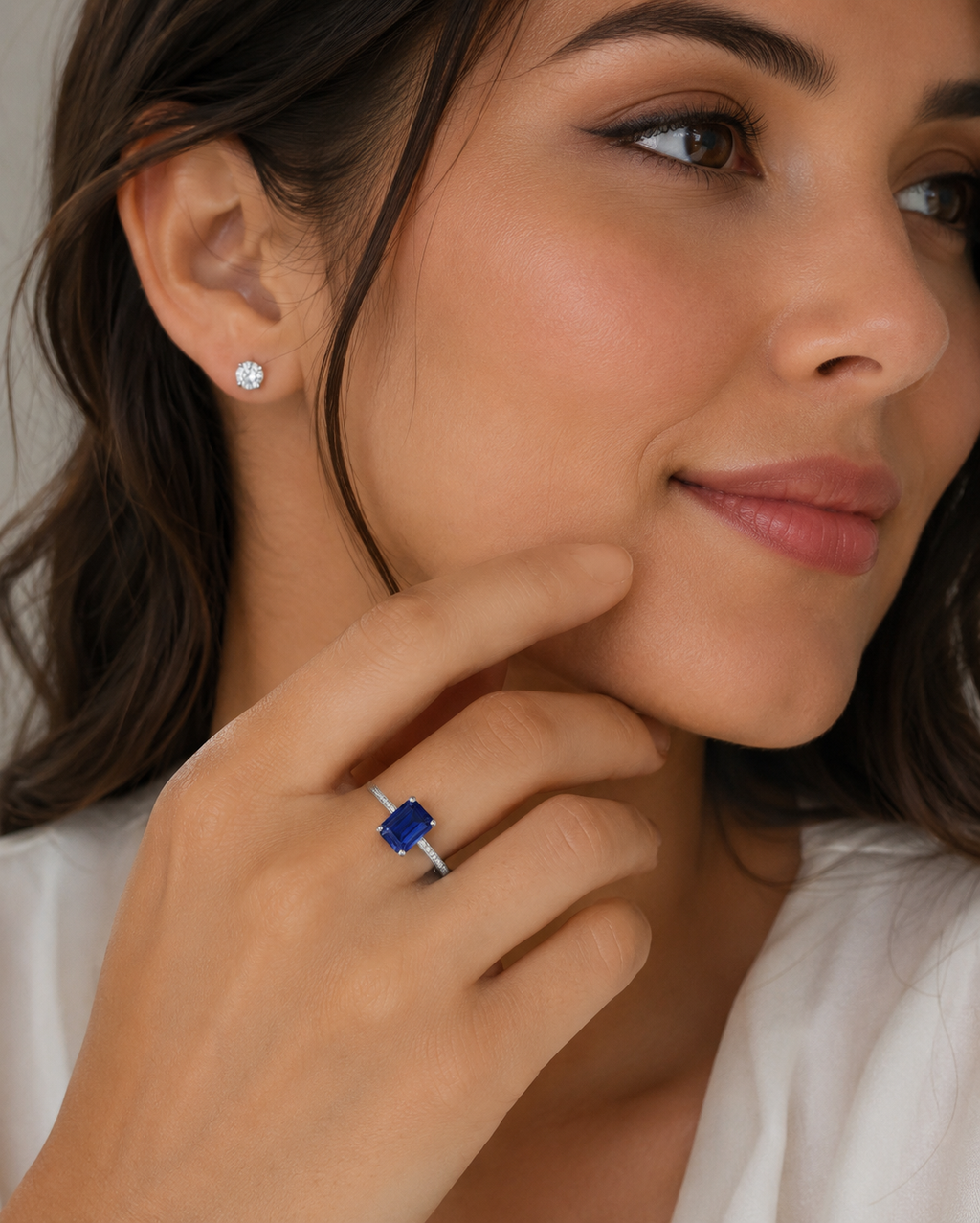 Midnight Royale Blue Sapphire Ring Size 8